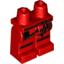 Набор LEGO Legs and Hips with Black and Dark Red Sash and Thin Knee Pads Print (Kai 2015), Красный