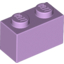 Набор LEGO Brick 1 x 2, Lavender