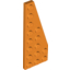 Набор LEGO Wedge Plate 8 x 3 Right, Оранжевый