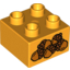 Набор LEGO DUPLO BRICK 2X2 NO 40, Bright Light Orange