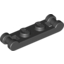 Набор LEGO Plate Modified 1 x 2 with Handles on Ends, Черный