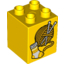 Набор LEGO DUPLO BRICK 2X2X2 NO. 21, Желтый