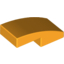 Набор LEGO Slope Curved 2 x 1 No Studs [1/2 Bow], Bright Light Orange