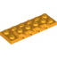 Набор LEGO Plate Special 2 x 6 x 2/3 [Four Studs on Side], Bright Light Orange