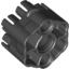 Набор LEGO Minifig Rapid Shooter Six Barrel, Черный