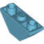 Набор LEGO Slope Inverted 45В° 3 x 1 Double with 2 Blocked Open Studs, Medium Azure