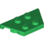 Набор LEGO Wedge Plate 2 x 4, Зеленый