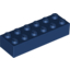 Набор LEGO Brick 2 x 6, Темно-синий