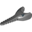 Набор LEGO Shark Head Sawfish with Eyes Print, Темный сине-серый