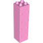 Набор LEGO Duplo Building Wall 2 x 2 x 6 with Drawer Slots on One Side and Eight Hinges on the Other, Ярко-розовый