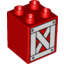 Набор LEGO DUPLO BRICK 2X2X2 NO. 25, Красный