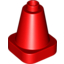 Набор LEGO Duplo Cone 2 x 2 Square Base, Красный