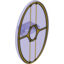 Набор LEGO Minifig Shield Oval with SW Gungan Patrol Shield Print, Trans-Purple