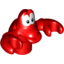 Набор LEGO Red Crab - Sebastian (41063), Красный