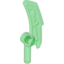 Набор LEGO Minifig Blade with Bar (Ninjago Jade Blade), Прозрачный зеленый