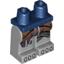 Набор LEGO Legs and Dark Blue Hips with Copper Armor with Rivets, Purple Sinew Patches and White Claws Print, Светлый сине-серый