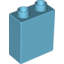 Набор LEGO Brick 1 X 2 X 2, Medium Azure