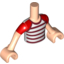 Набор LEGO TORSO, BOY W/ARM 1, ASS 8, Light Flesh