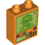 Набор LEGO DUPLO BRICK 1X2X2 NO 11, Оранжевый