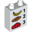 Набор LEGO DUPLO BRICK 1X2X2 NO. 9, Белый