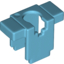 Набор LEGO Minifig Breastplate Rectangular (Minecraft), Medium Azure