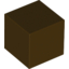 Набор LEGO Minifig Head Modified Cube [Plain], Темно-коричневый