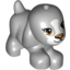 Набор LEGO Dog Small Walking with Brown Eyes and Nose and Black Mouth Print, Светлый сине-серый
