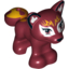 Набор LEGO Fox with Face Decoration Print, Темно-красный
