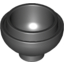 Набор LEGO Brick Round 2 x 2 Dome Bottom [Open Stud], Черный