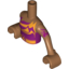 Набор LEGO TORSO, GIRL W/ARM 1, ASS. 74, Medium Dark Flesh