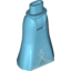 Набор LEGO Friends Hips and Full Length Skirt with Silver Pyramid Symbol, Stars and Dots Print, Medium Azure