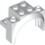 Набор LEGO Vehicle Mudguard 4 x 2 1/2 x 2 1/3 with Arch Round, Белый