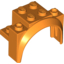 Набор LEGO Vehicle Mudguard 4 x 2 1/2 x 2 1/3 with Arch Round, Оранжевый