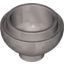Набор LEGO Brick Round 2 x 2 Dome Bottom [Open Stud], Flat Silver