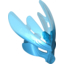 Набор LEGO Bionicle Mask Protector with Marbled Trans-Dark Blue Pattern (Protector Mask of Water), Dark Azure