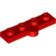 Набор LEGO Hinge Plate 1 x 4 Swivel Top / Base [Complete Assembly], Красный