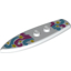 Набор LEGO Minifig Surfboard Standard with Pink and Medium Azure Swirls and Yellow Stars Print, Белый