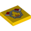 Набор LEGO FLAT TILE 2X2 NO. 245, Желтый