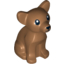 Набор LEGO Dog - Chihuahua with Basic Face Print, Medium Dark Flesh