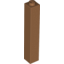 Набор LEGO Brick 1 x 1 x 5 with Solid Stud, Medium Dark Flesh