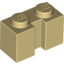 Набор LEGO Brick Special 1 x 2 with Groove, Tan
