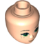 Набор LEGO Minifig Head Modified Friends with Green Eyes, Freckles, Medium Flesh Lips and Closed Mouth Print, Light Flesh