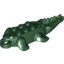 Набор LEGO Alligator / Crocodile Body New Style, Темно-зеленый