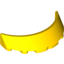 Набор LEGO Windscreen 3 x 6 x 1 Curved, Желтый