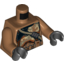 Набор LEGO Torso SW Armor Camouflage Clone Trooper with Dark Tan Diagonal Belt Print / Medium Dark Flesh Arms / Black Hands, Medium Dark Flesh