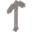 Набор LEGO Minifig Pickaxe Blocky (Minecraft Pickaxe), Flat Silver