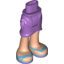 Набор LEGO FEMALE HIP WITH SKIRT 4, ASS 4, Medium Lavender