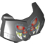 Набор LEGO Hero Factory Chest Armor Small with Red Spider Eyes and White Fangs Print, Черный