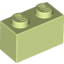 Набор LEGO Brick 1 x 2, Yellowish Green