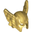 Набор LEGO Minifig Helmet Open Chin with Wings (Hawkman), Pearl Gold